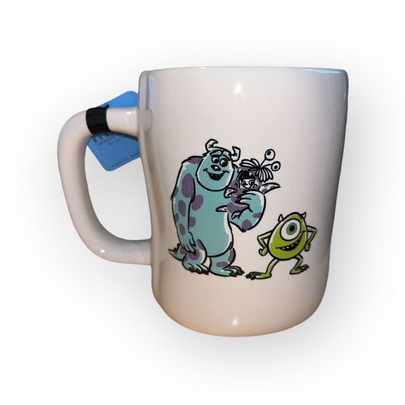Rae Dunn Monsters Inc Sulley 3D Mug, 16oz Ceramic Coffee Cup, Disney Pixar, New - Picture 3 of 6